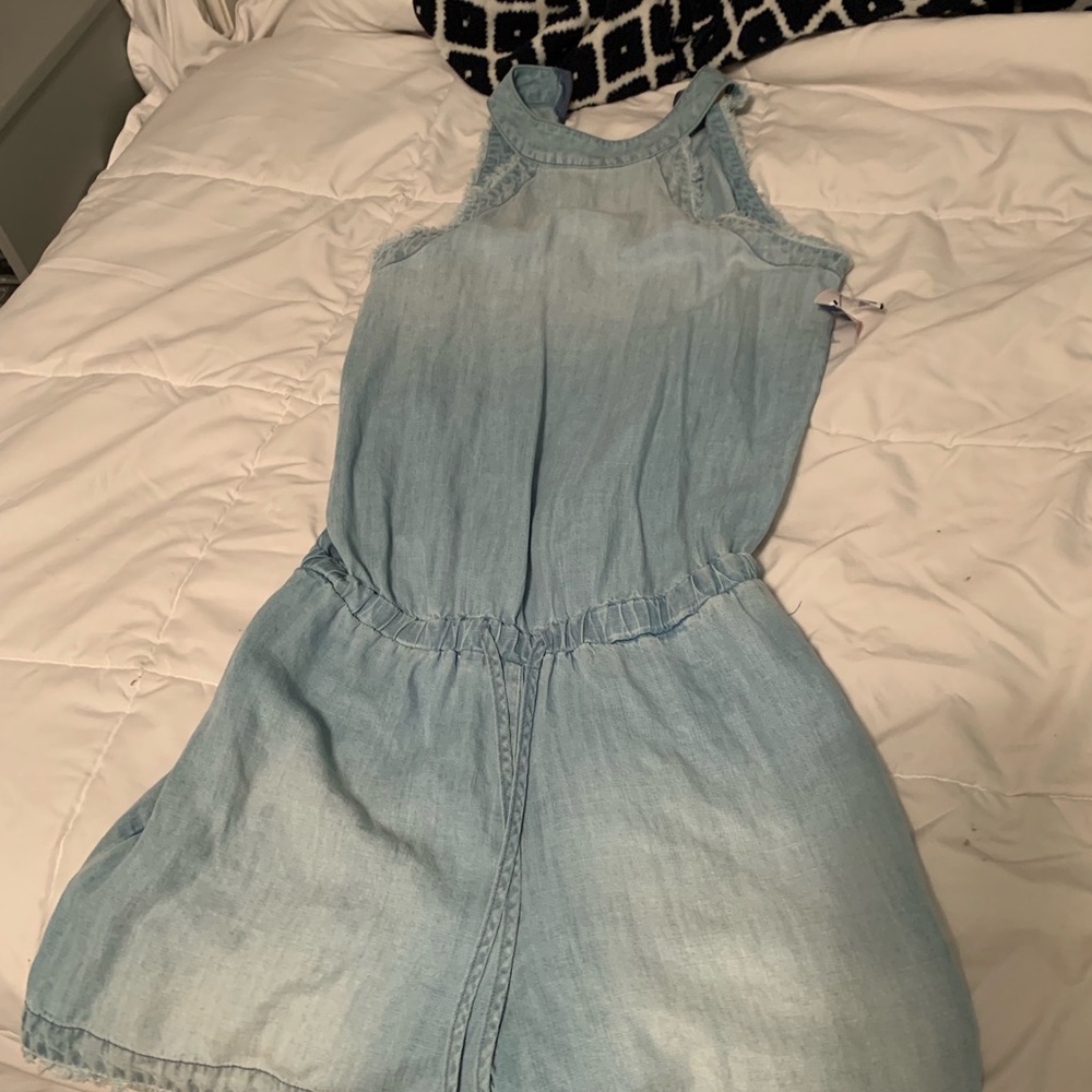 Jean romper - Picture 2 of 3
